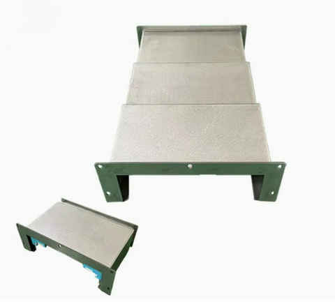 Keep Your CNC Machine Safe & Precise with Our Steel Telescopic Guard Shield!