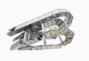 Medium Heavy Duty TL Steel Cable Drag Chain 45‑250mm Pitch Easy Assembly Steel Energy Chain for Gantry Milling Machine