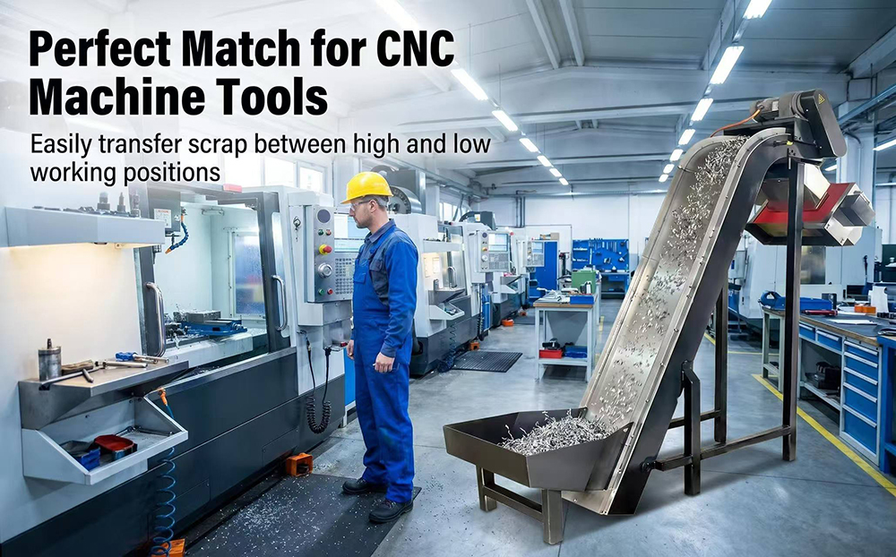 Steel Scraper Chip Conveyor