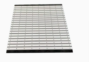 Aluminum Curtain Rail Guard | CNC Machine Telescopic Slat Shield for CNC Machine Linear Rail Protection
