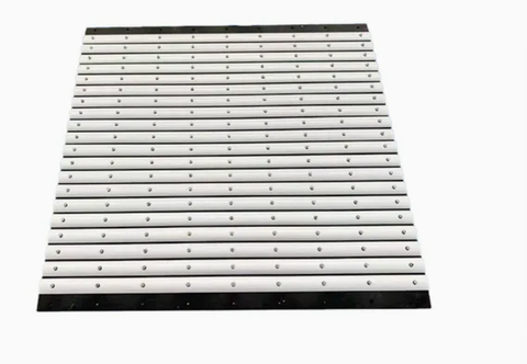 Aluminum Curtain Rail Guard | CNC Machine Telescopic Slat Shield for CNC Machine Linear Rail Protection