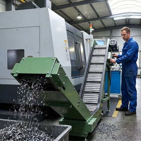 Hinge Belt Chip Conveyor