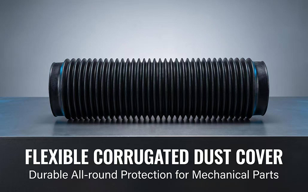 flexible corrugated dust cover