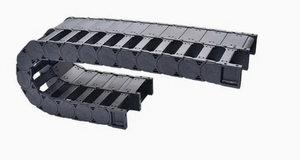 Lightweight Plastic Cable Drag Chain Bridge Enclosed Type PA6 Mini Cable Carrier for Small Automation Machinery