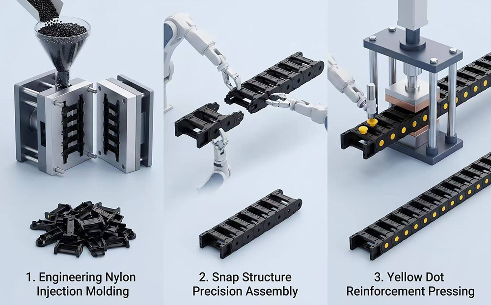 Lathe Plastic Drag Chain
