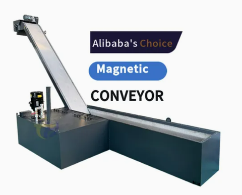 Custom Height Fully Enclosed Automatic Metal Chip Lifting Scraper Conveyor